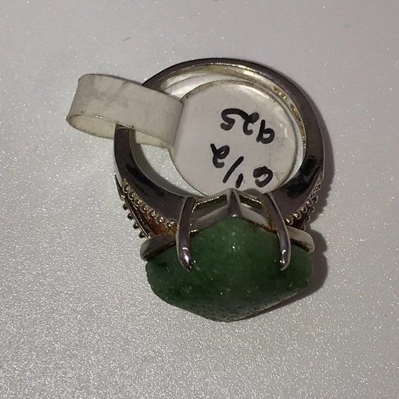 Natural Ruby Zoisite Ring size 6 1/2 - Picture 4 of 6